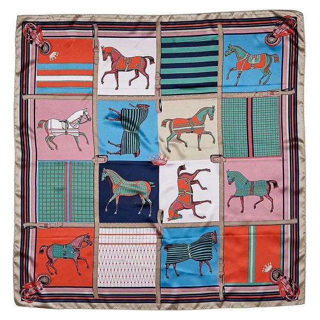 AWST International Horse Silky Scarf