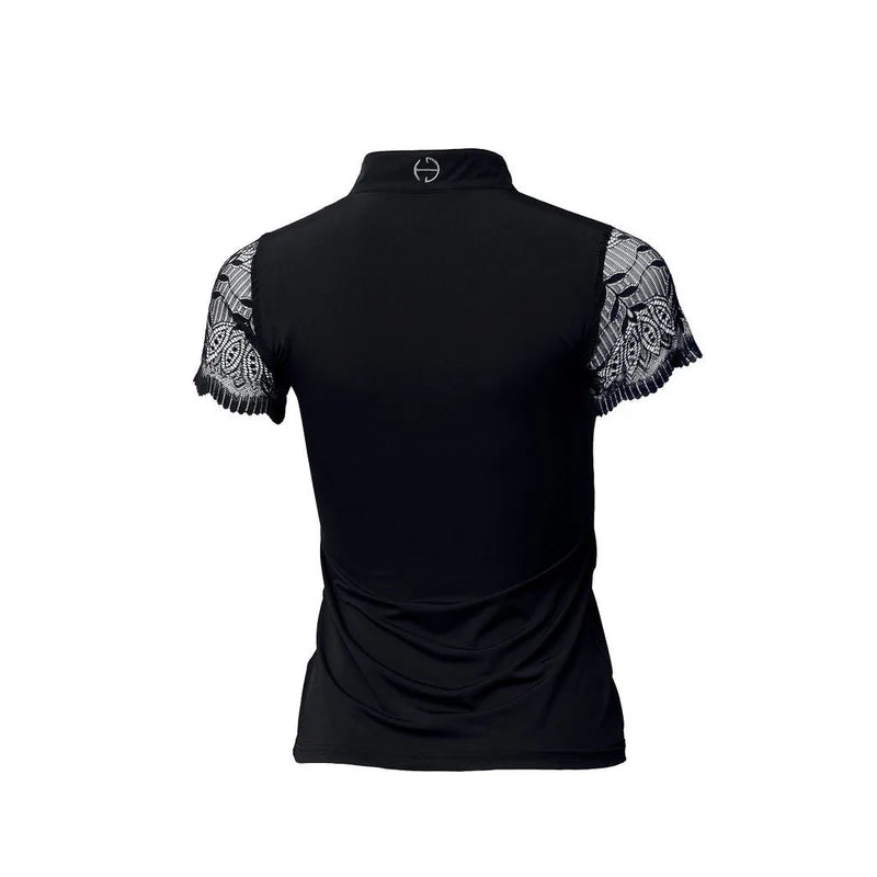 Halter Ego C  Charlie Lace Short Sleeve