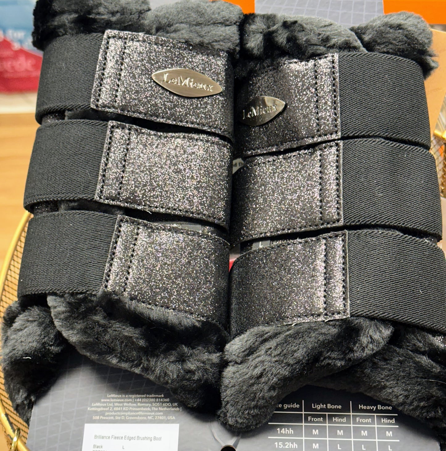 LeMieux Brilliance Fleece Edged Brushing Boot