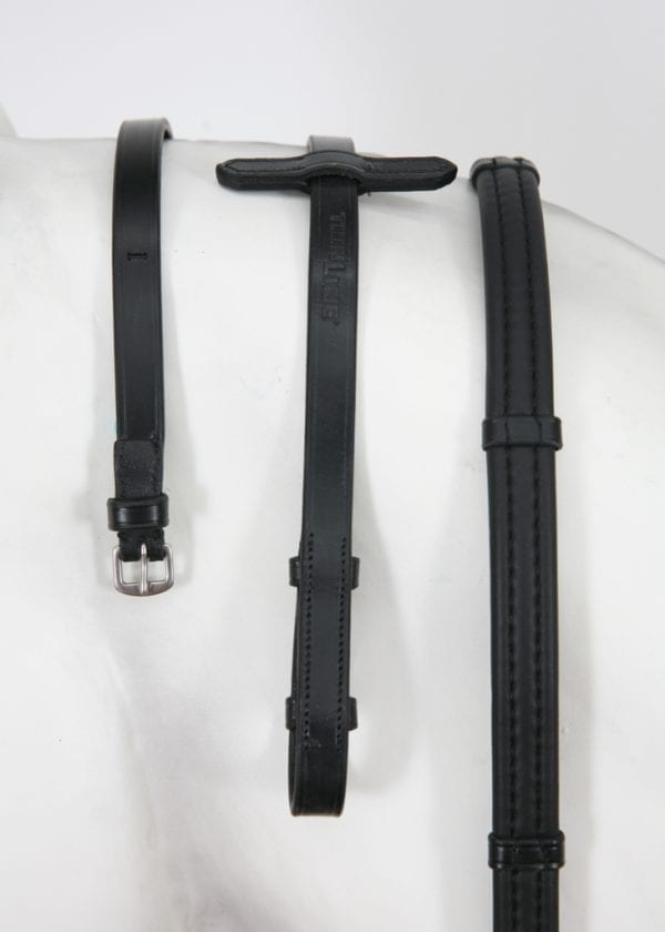 TL Reins-60" Blk StudH w/stops