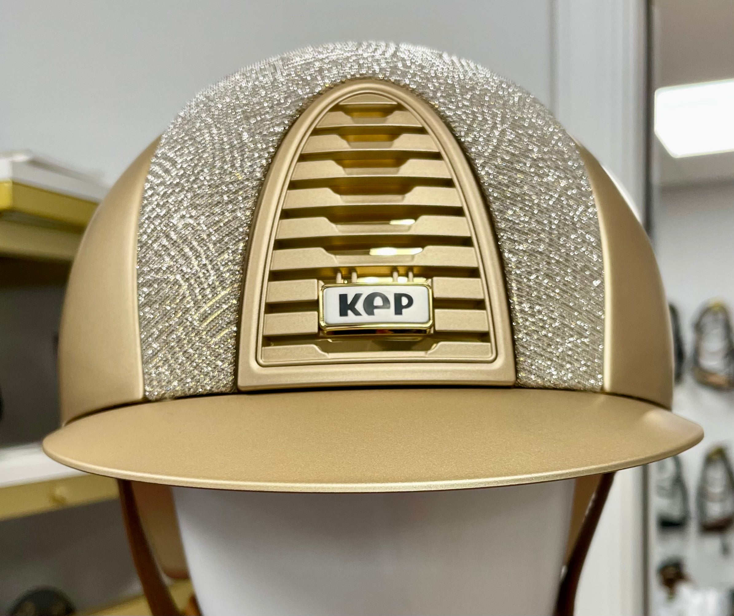 KEP 2.0 Textile Metal Golden Sand, Front galaxy Gold