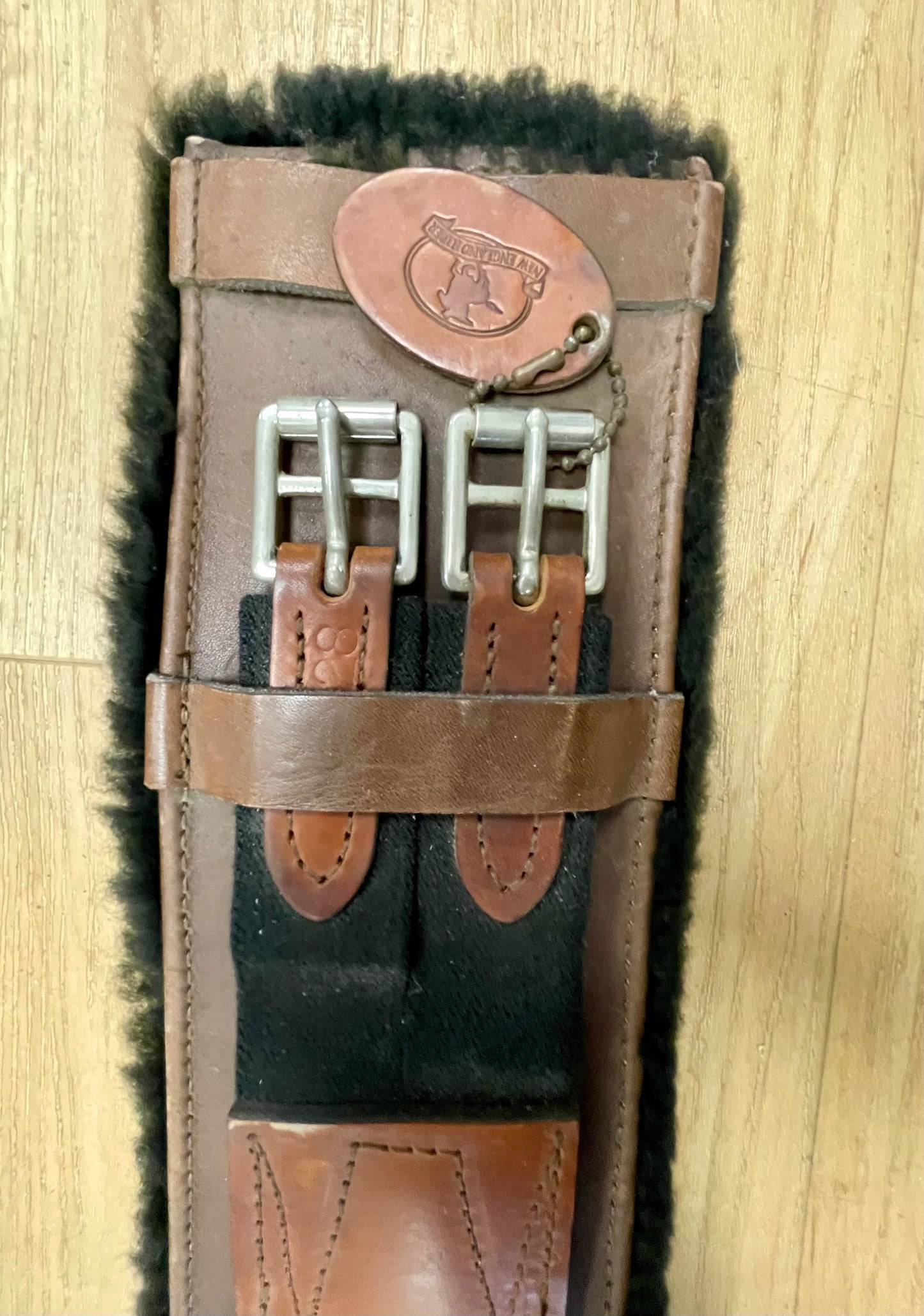 New England Rider Lambskin BRN DRS 28"