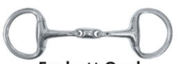 ERS Stainless eggbutt oval mouth bit