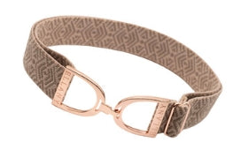 Ellany Belts 1.5 "and 2"gunmetal or black stirrup buckle