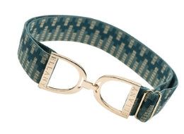 Ellany Belts 1.5 "and 2"gunmetal or black stirrup buckle