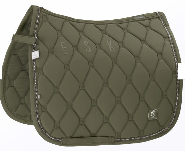 Eskadron Softshell Crystal Saddle Pad  White