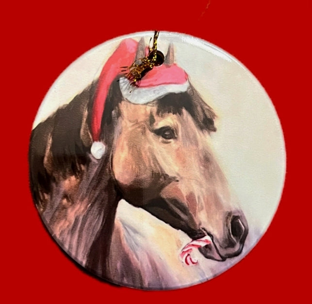 Ceramic Bettina Norton Horse ornaments