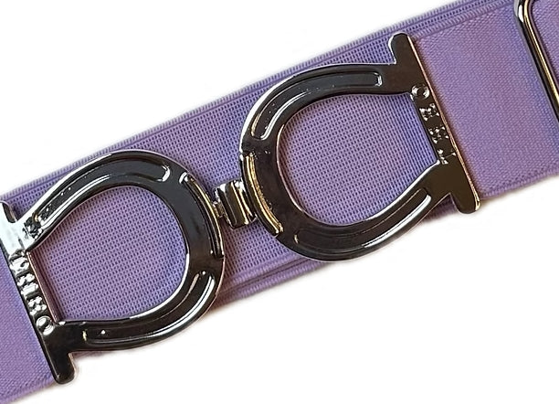 Theo Eq Stretch belts with Double horseshoe buckle
