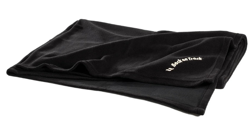Back on Track Human Fleece Blanket 47 1/4" x 63" Black S