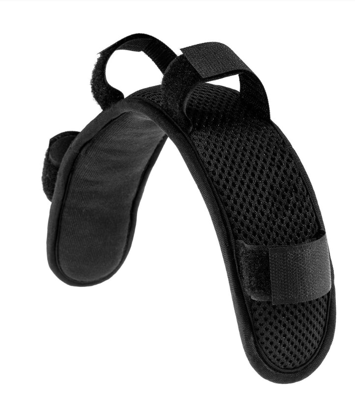 Back On Track Poll cover with straps, black,2" W X 14" L