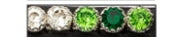 Kavalkade Season's Dreams Browbands, button closure