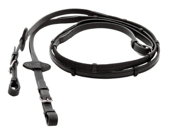 Kavalkade Rubber lined Reins with stops