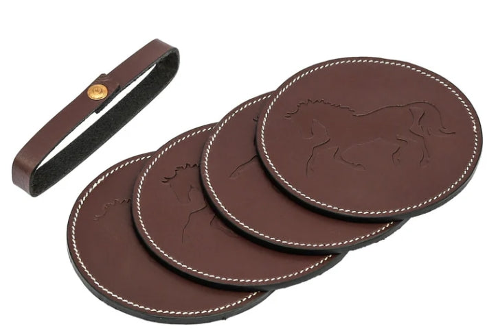 AWST Lilo Leather Coasters