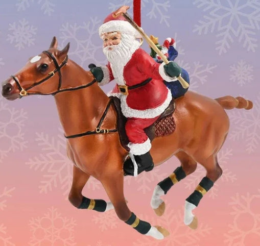 Breyer Polo Santa Ornament