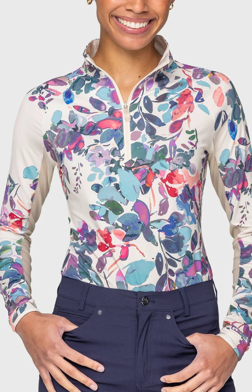 Kastel Spring 26 Sun shirts 1/4 Zip Long Sleeve
