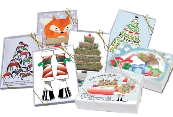 HHP Boxed Equstrian Themed Christmas Cards