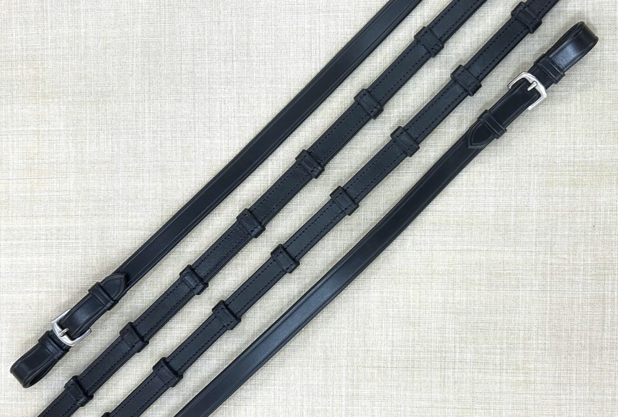 KLS Mighty Grip Rubber Lined Reins