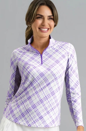 IBKUL Tony Quarter Zip Sunshirt