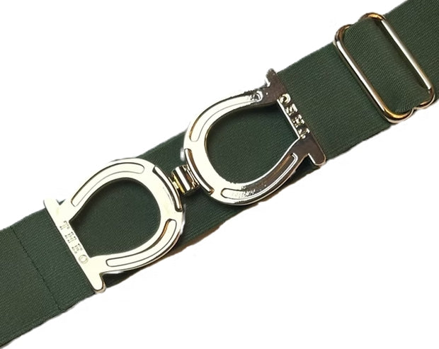 Theo Eq Stretch belts with Double horseshoe buckle