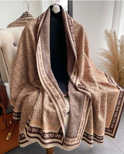 AWST Int'l Acrylic Cashmere Snaffle Bit Scarf/Shawl