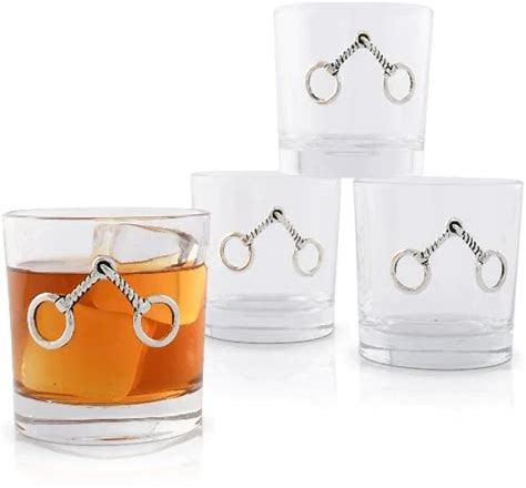 Arthur Court Equestrian Bit Bar Glasses