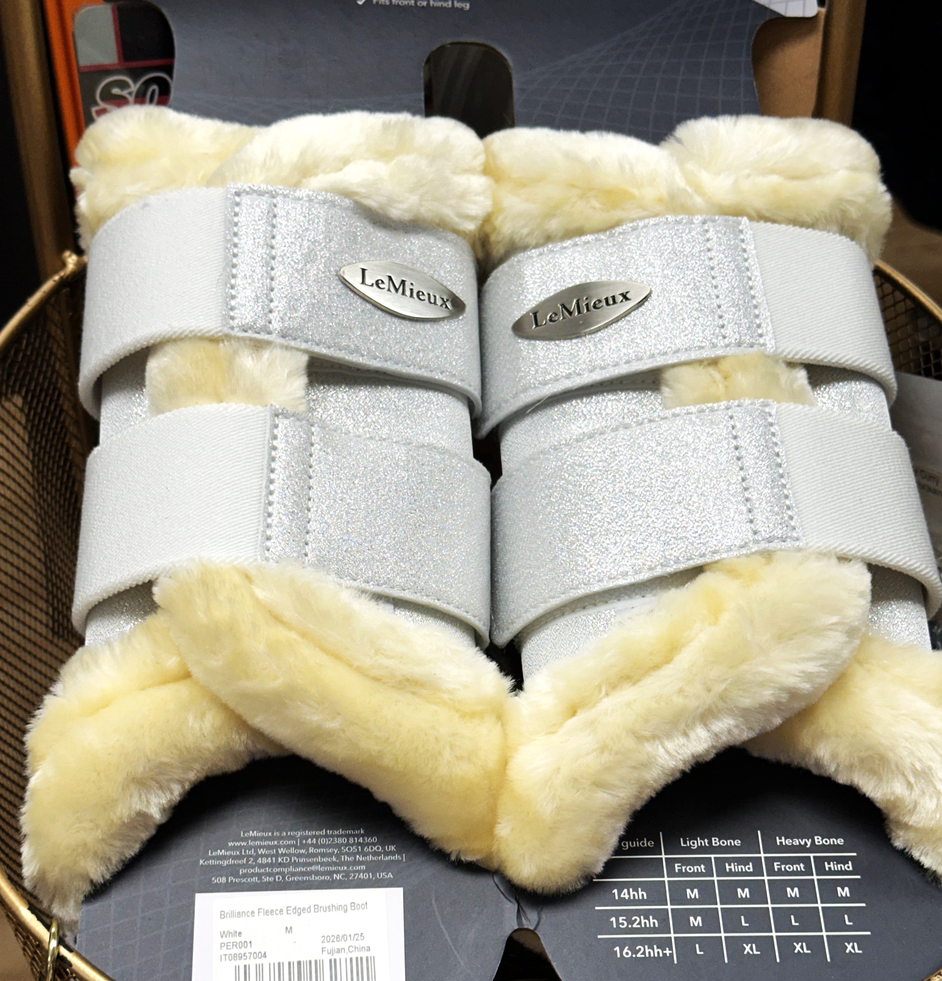 LeMieux Brilliance Fleece Edged Brushing Boot
