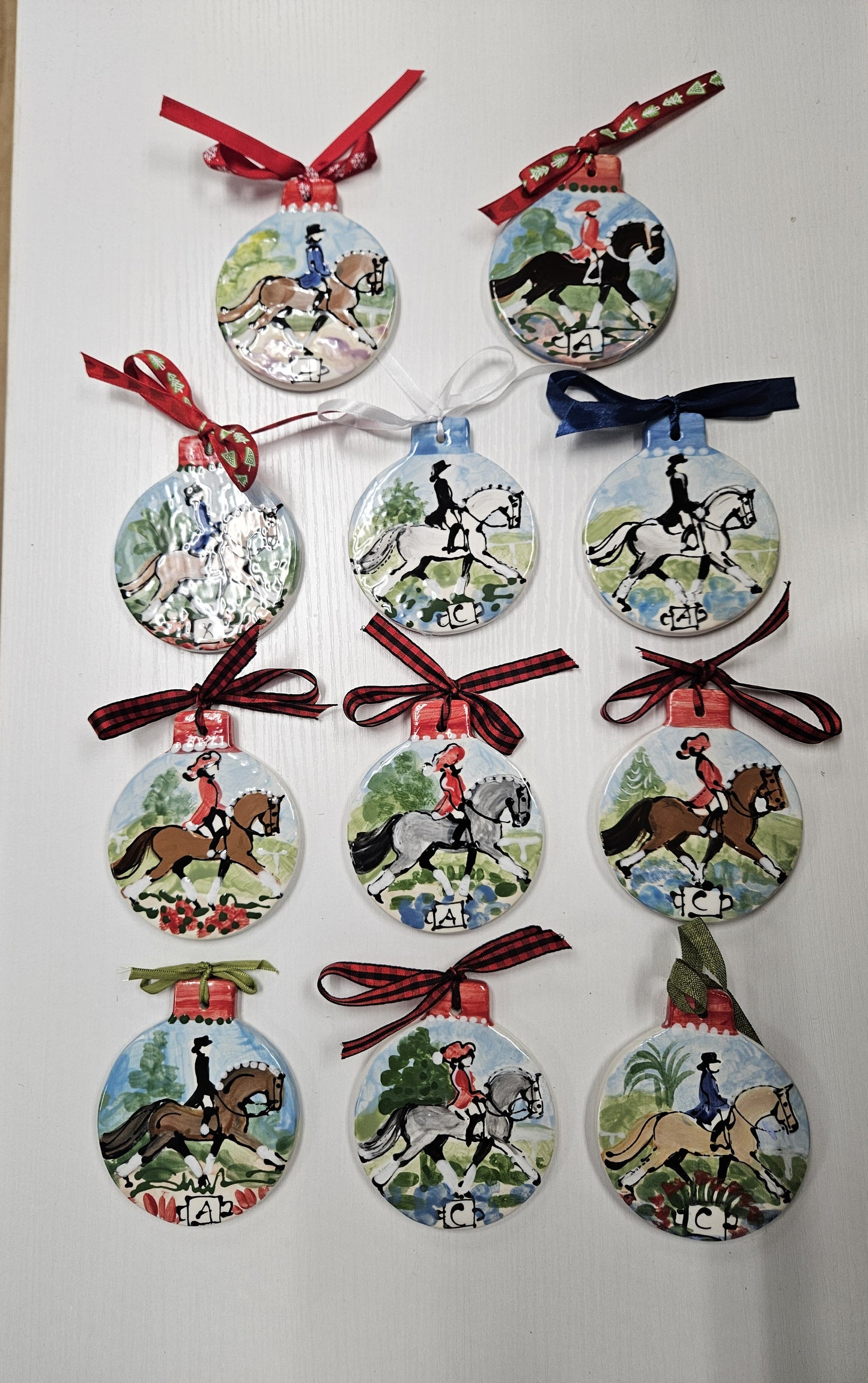 Frederique Hand Painted Ornaments