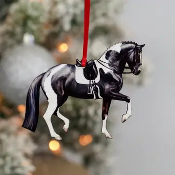 Classy Equine Dressage Horse Ornament