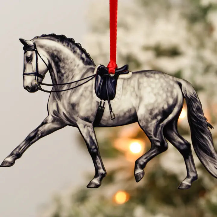 Classy Equine Dressage Horse Ornament