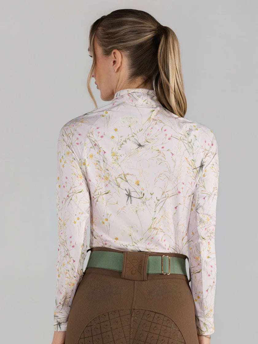 Dapplebay Dragonfly Meadow 1/4 Zip Riding Top  Sunshirt