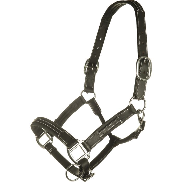 HKM Soft Leather Padded Halter