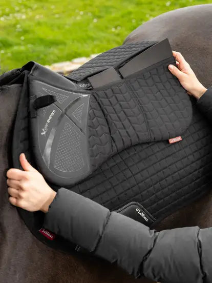 LeMieux ProSorb Plain 3 Pocket Quilted half pad