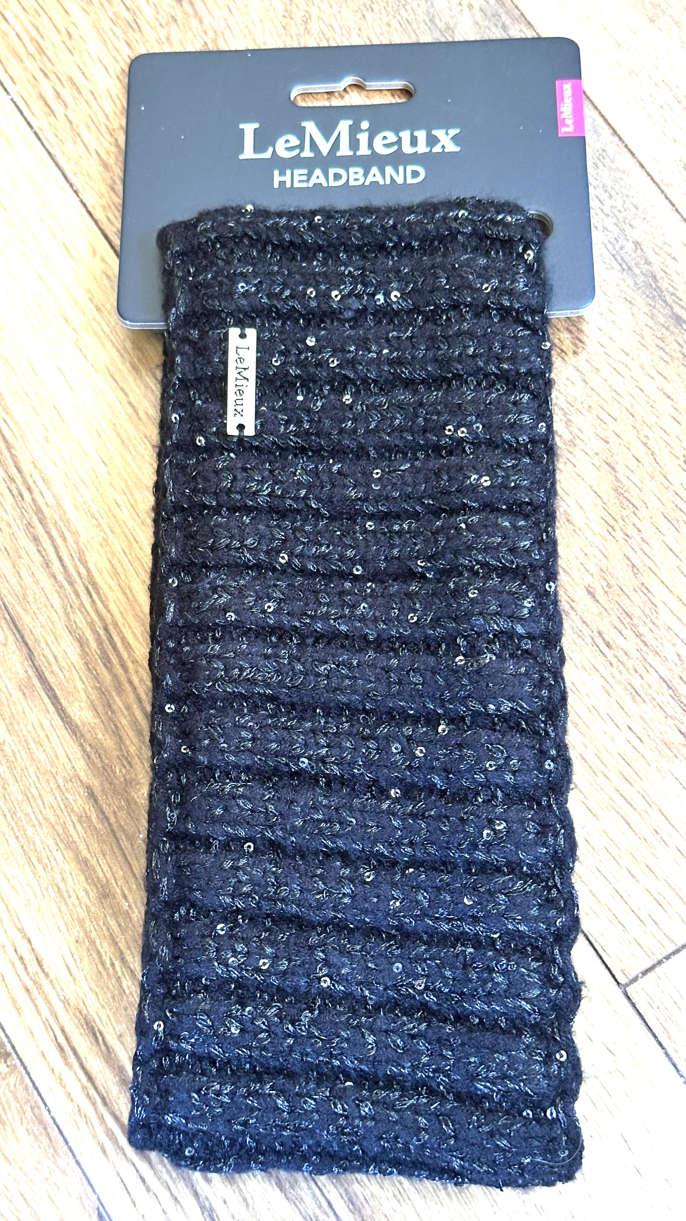 Lemieux Bernie Sequin Headband Black