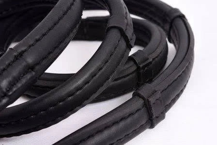 TL Lined Italian Leather, Black Rein-60"