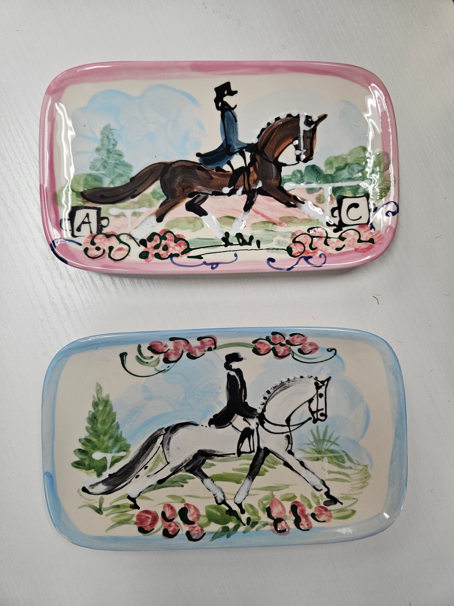 Frederique Small Hand Painted rectangular ceramic tray
