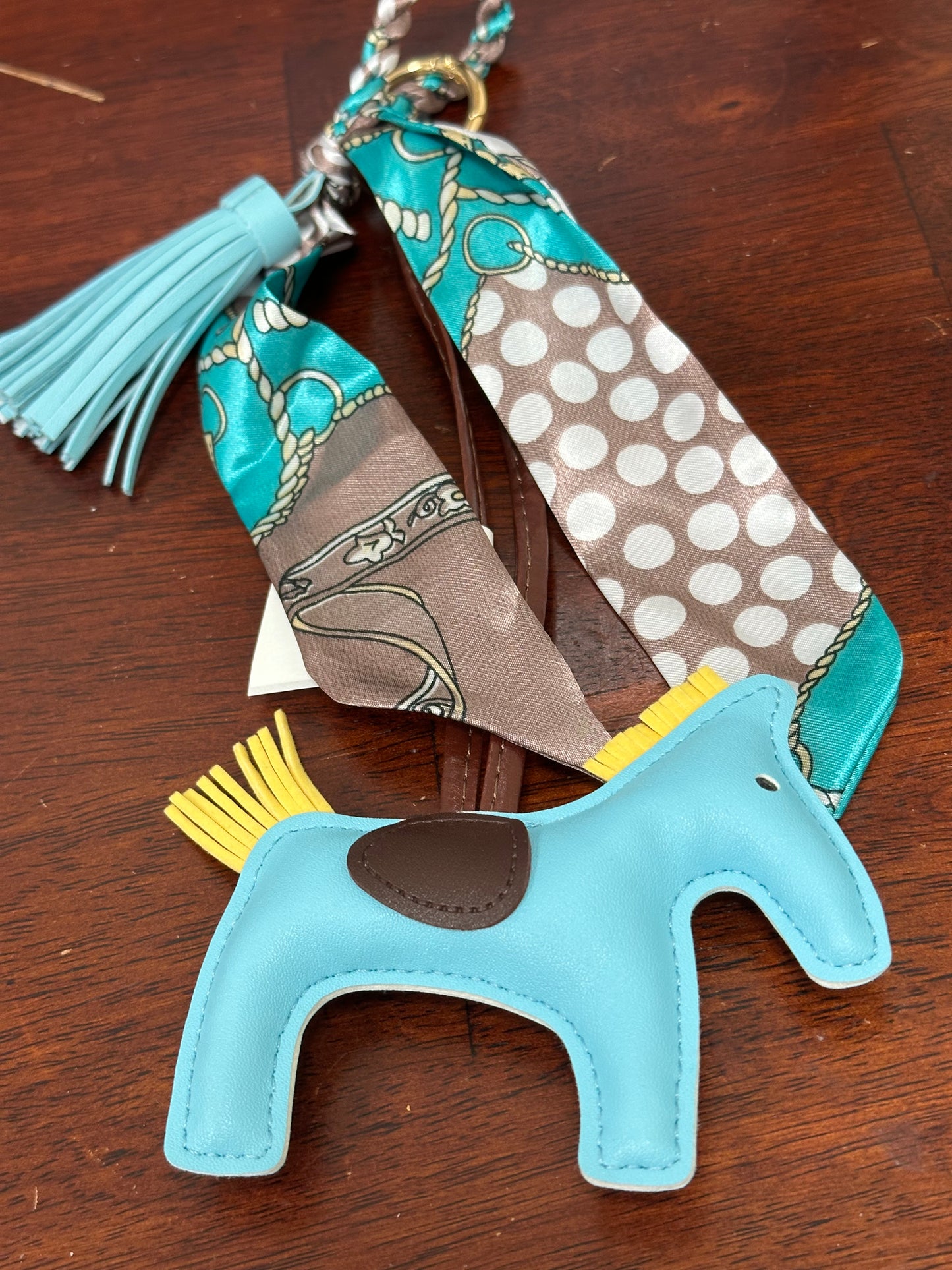 RI  Vegan Leather Ponies with  matching scarfs