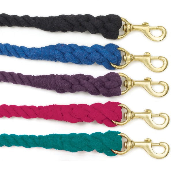 Equi-Essentials 3-Ply Cotton Lead with Solid Brass Snap