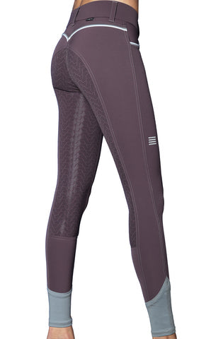 BR Ladies Pleun Full Seat Silicone Fleece Lined breeches - Plum - Euro –  Harmony Horse Ranch - Tack & Supply