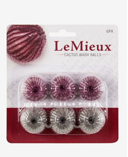 LeMieux Cactus Wash Balls - Hair Removal - 6 pack