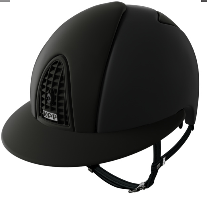 Kep Italia Helmet - Cromo Textile Black with Polo Visor