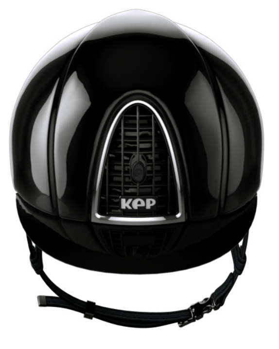 Kep Italia Helmet - Cromo Polish Black - Chrome Frame
