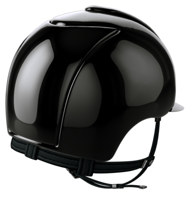 Kep Italia Helmet - Cromo Polish Black - Chrome Frame