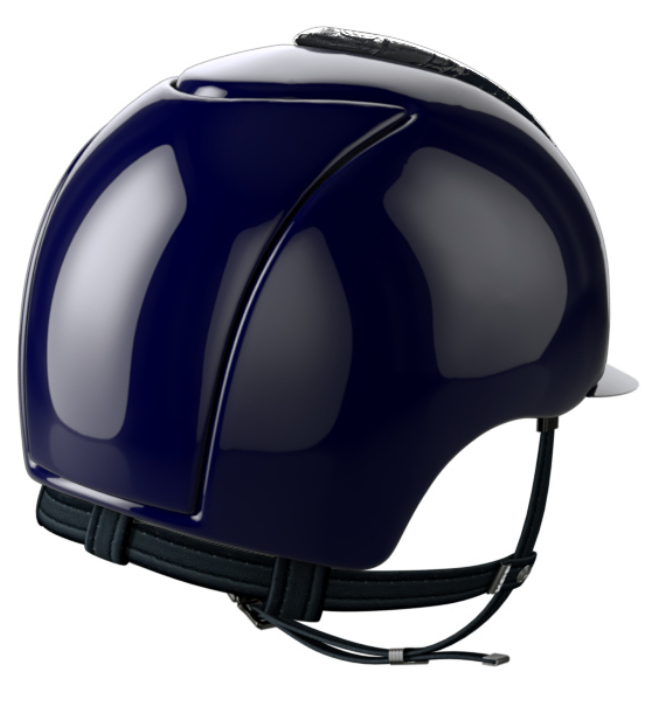 Kep Italia Helmet - Cromo Polish Blue - Cocco Style Blue
