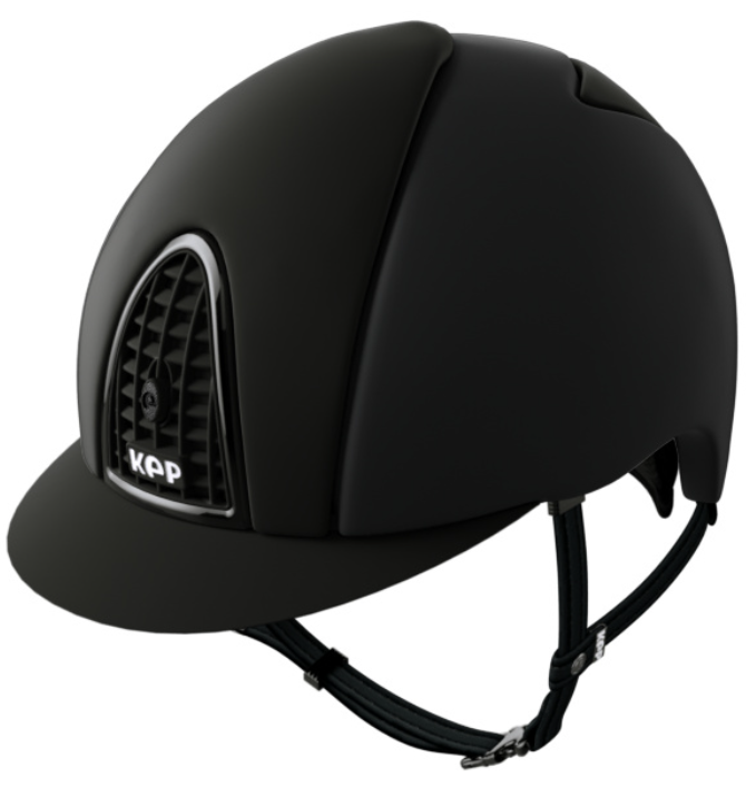 Kep Italia Helmet - Cromo Textile Black - Polish Black Frame