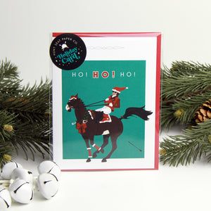 Ho!Ho! Ho! Equestrian Christmas Card