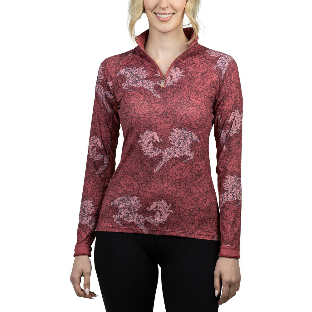 Kastel Baroque Rose Beauty Long Sleeve All-Over Shirt