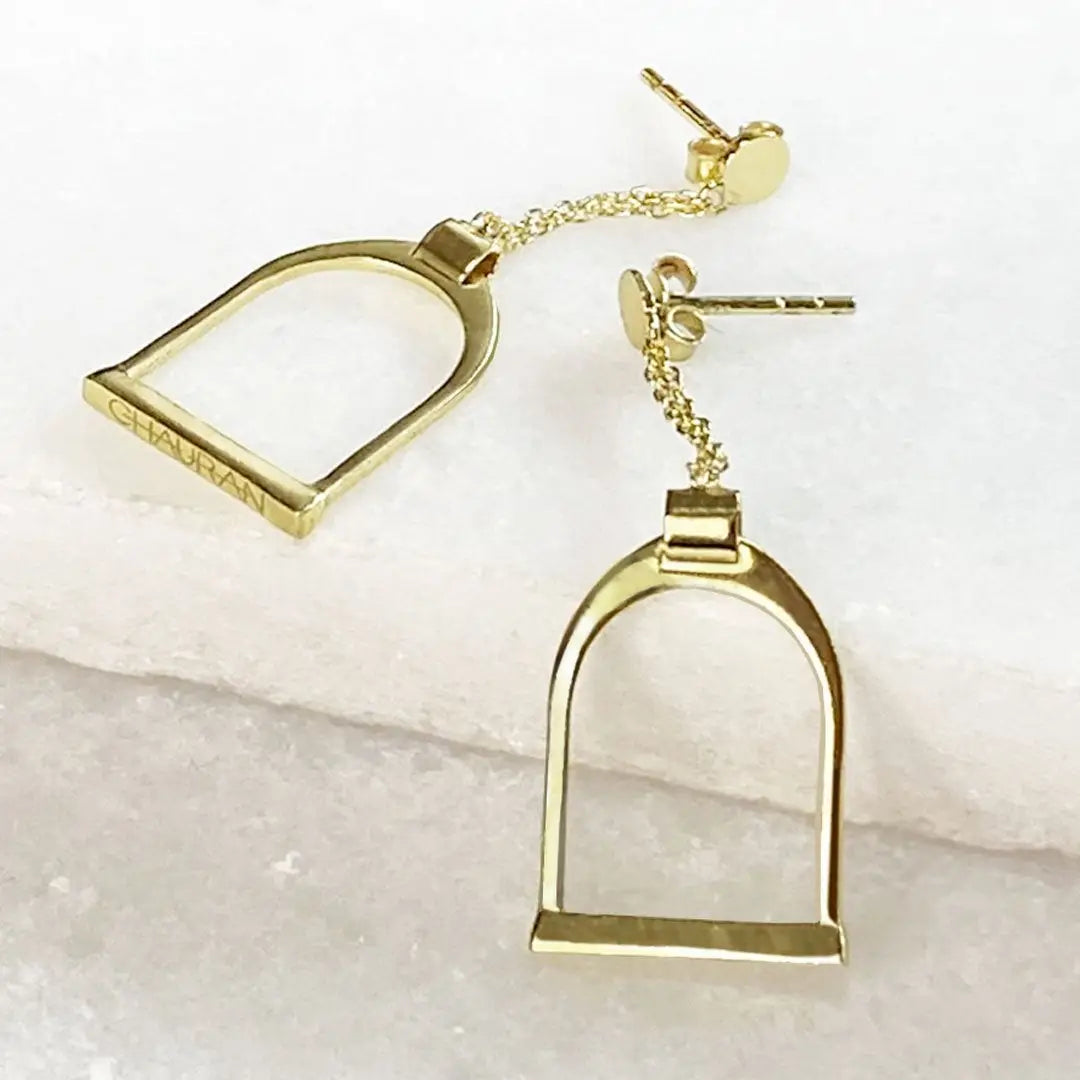 Camden Stirrup Chain Earrings